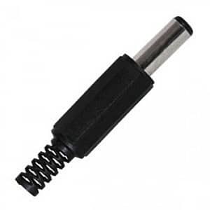 Female DC soldeerplug, 5.5 x 2.1mm