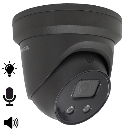Hikvision, DS-2CD2386G2-ISU/SL/B, 8MP/4K Camera met microfoon en speaker, 30m IR, WDR, Ultra Low Light